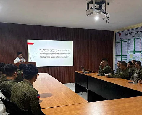 ZAMBOANGA. The 53rd Infantry Battalion spearheads an Mpox (Monkeypox) Awareness Seminar on Friday, July 4, demonstrating its commitment to public health and community engagement. The seminar was conducted at Camp Major David Sabido, in collaboration with the Rural Health Unit of Guipos, Zamboanga del Sur.
