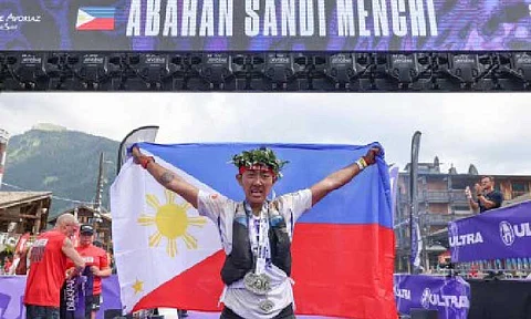 The Philippines' Sandi Menchi Abahan, Morzine Spartan Ultra World Championship Elite Open women's bronze medalist (Photo courtesy of Spartan Race France)