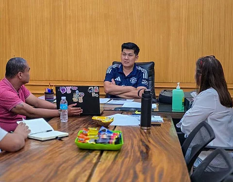 ZAMBOANGA. City Tourism Officer Sarita Hernandez (right) presents to Mayor Khymer Olaso (center) a comprehensive briefing on the status of local tourism development in a meeting on Friday, July 4, at City Hall. Olaso seeks to intensify the promotion of Zamboanga City as a premier tourist hub in Southern Philippines.