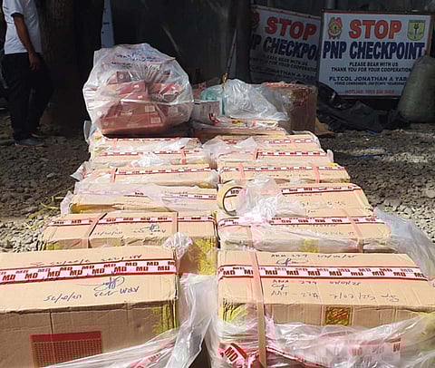 ZAMBOANGA. Authorities arrest two persons as they seize a shipment of some P25 million worth of smuggled cigarettes in an intelligence-driven anti-smuggling operation Monday, July 7, along R.T. Lim Boulevard, Barangay Baliwasan, Zamboanga City. The contraband allegedly came from Sulu.