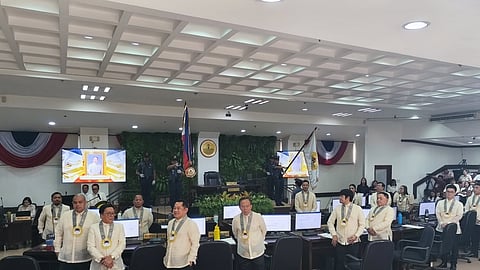 Inaugural session of the 17th Sangguniang Panlungsod on Tuesday, July 8, 2025, at Cebu City Session Hall
