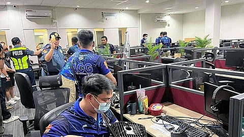 Operator sa scam hub sa Brgy. Kasambagan gikiha na sa PNP