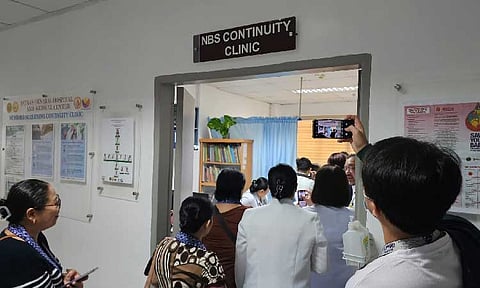 The Department of Health inaugurated the Bataan General Hospital and Medical Center – Newborn Screening Continuity Clinic in Balanga City, Bataan. (Photo courtesy of DOH)