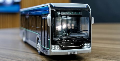 Mga bus sa peak hours mobiyahe na