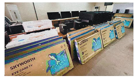 Flooded TVs spark graft allegations