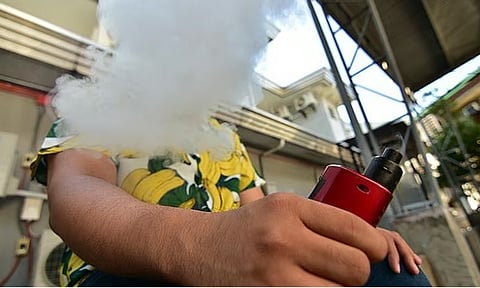 Kampanya kontra 'vaping' pahugtan