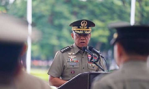 CHIEF'S ORDER. Armed Forces of the Philippines chief Gen. Romeo Brawner Jr. speaks during the commemoration of the National Human Rights Week on Dec. 2, 2024 at Camp Aguinaldo, Quezon City. Following the death of a rookie soldier while reportedly undergoing reception rites in Maguindanao del Norte on July 31, 2025, Brawner directed all units to uphold the highest standards of military conduct and discipline, and reject all forms of hazing, physical abuse, maltreatment, and degrading treatment. (Photo courtesy of AFP)