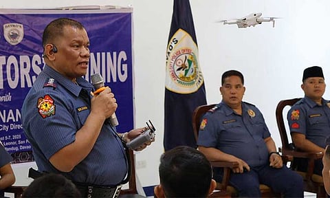 Acting City Director Colonel Mannan C. Muarip officially opened the Drone Operators Training on August 5 at the DCPO headquarters.
