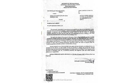 Court orders arrest of BM Lim for estafa