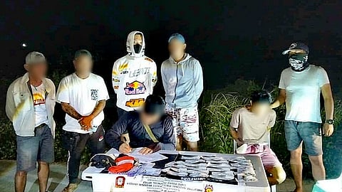 Authorities seized approximately 155 grams of suspected shabu worth P1,054,000 from a high-value individual (HVI) during a buy-bust in Barangay Tabuc, Pontevedra, Capiz, on August 10, 2025. (Photo courtesy of PRO 6)