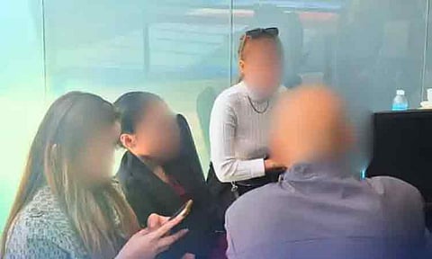 Three female victims of human trafficking, recruited to work as entertainers in Singapore, were rescued by Bureau of Immigration (BI) officers at the Davao International Airport (DIA) on Tuesday.