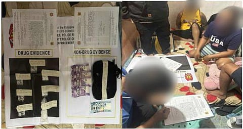 BACOLOD. The operatives of the City Drugs Enforcement Unit (CDEU) recovers an estimated P748,000 worth of substance believed to be shabu in a drug bust in Purok Cereza South, Barangay 3, Bacolod City, around 2:50 a.m. Friday, August 15, 2025.