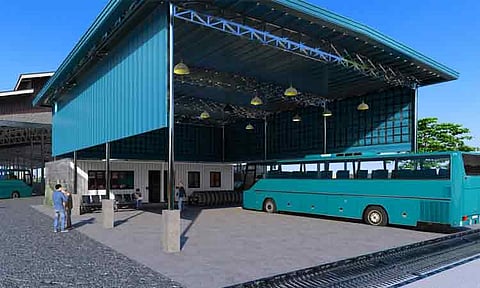 Construction is underway for the P5.5 million garage that will house the new buses of Davao City Interim Bus Systems (DC Bus). The garage is located at the Davao City Overland Transport Terminal (DCOTT) in Ecoland.