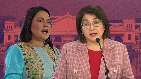 Sara Duterte and Claire Castro
