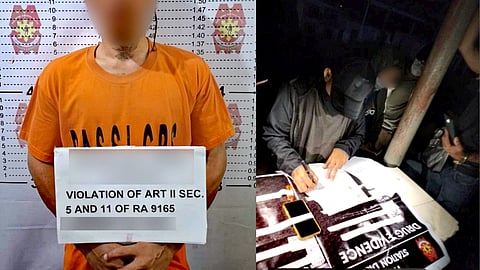 Police operatives arrested a tricycle driver tagged as a high-value individual during a buy-bust in Barangay Poblacion Ilawod, Passi City, Iloilo, seizing 75 grams of suspected shabu valued at P510,000. (Photo courtesy of PRO 6)