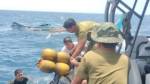 ZAMBOANGA. Three people have gone missing while five others survive when a motorboat catches fire on Saturday, August 23, 2025, off Kabingaan Island, Tapul, Sulu. The remains of the two missing passengers were recovered on Sunday, August 24, off Sulari, Parang, Sulu. (SunStar Zamboanga)