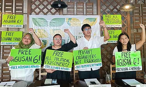 The Free Agusan 6 Network calls for the immediate release of the six peasant organizers who were arrested at Bunawan Brook, Bunawan, Agusan del Sur, on June 13, 2025.