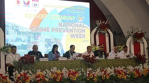 Ippo, Napolcom Iloilo launch 31st National Crime Prevention Week