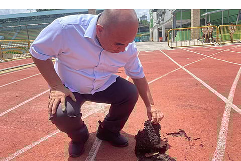 Materyales nga gigamit sa CCSC track oval ‘way ayo’