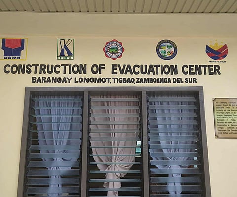 ZAMBOANGA. The Department of Social Welfare and Development (DSWD) completes the construction of the P1.6 million community-identified evacuation center in Longmot village, Tigbao, Zamboanga del Sur. The project was realized through DSWD’s Kapit-Bisig Laban sa Kahirapan Comprehensive and Integration Delivery of Social Services, a flagship poverty alleviation and community development program of the national government.