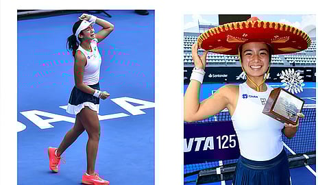 The tennis star is the first Filipino to win a title in WTA tourney