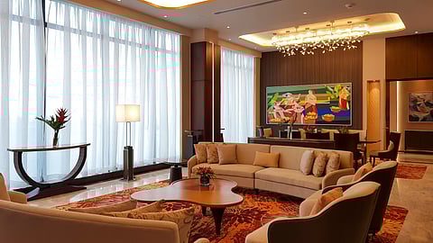 Five lucky winners will be drawn on October 1, 2025, each securing a chance to have an overnight stay at NUSTAR Hoyel's Presidential Suite.