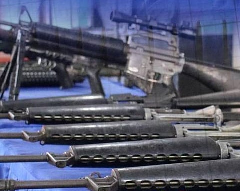 ZAMBOANGA. Residents from the towns of Carmen and Pikit in North Cotabato province voluntarily surrender 21 loose firearms on Friday, in support to the government’s campaign against the proliferation of unlicensed guns. The firearms were surrendered to the troops of the 40th Infantry Battalion in Ladtingan village, Pikit, North Cotabato.