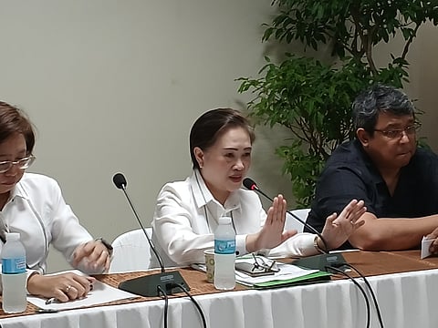 BACOLOD. Dr. Joan Cerrada (Center), chief of Corazon Locsin Montelibano Memorial Regional Hospital (CLMMRH) in Bacolod City, announces on Wednesday, September 17, 2025, that they will temporarily close its emergency room (ER) on September 28.