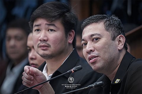 Brice Hernandez and Jaypee Mendoza