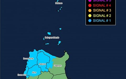 TCWS #1 up in N. Luzon due to 'Mirasol'; 'Nando' unlikely to affect PH