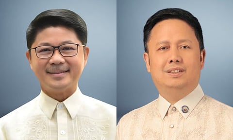 House Speaker Faustino “Bojie” Dy III and Ako Bicol party-list Representative Elizaldy “Zaldy” Co.