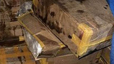 ZAMBOANGA. Lawmen seize some P1.1 million worth of smuggled cigarettes on Monday, September 22, 2025, in Purok 8, Bauyan village, Sultan Nagao Dimaporo, Lanao del Norte province. There was no arrest as the suppose owner or cargo handlers were not around when the policemen arrived in the area when the cigarettes were found. (SunStar Zamboanga)