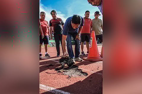 Pagpaayo sa tibuok track oval
sa CCSC dili prayoridad ni Archival