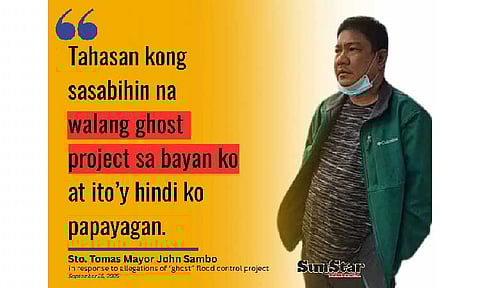 Santo Tomas mayor denies “ghost” flood control project