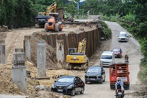 Malubog bridge repair project