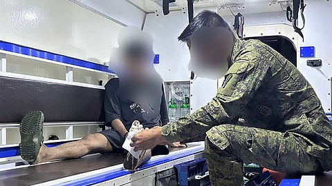 Wounded communist rebel leader surrenders to Army