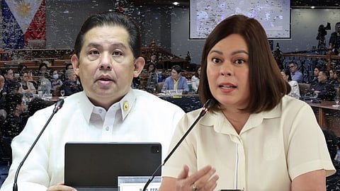 Martin Romualdez and Sara Duterte