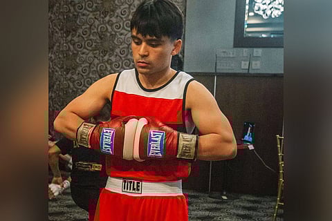 Anak ni Pacquiao bunyagan isip pro