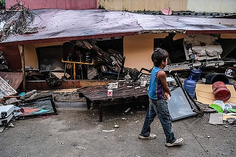 Mga bantayanan sa balay human gitay-og sa linog