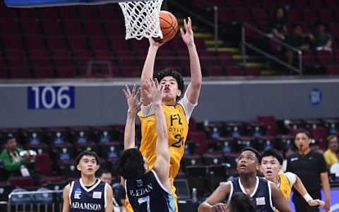 VICTORY. Prince Cariño of Far Eastern University-Diliman goes for the basket against Keefe Iledan of Adamson University in the UAAP Season 88 high school basketball tournament at Mall of Arena in Pasay City on Sunday (Oct. 5, 2025). The Baby Tamaraws won, 82-73. (Contributed photo)