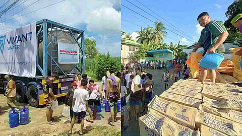 Vivant ensures power and water continuity, supports relief efforts in quake-hit Cebu