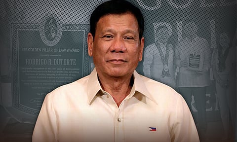 THe Integrated Bar of the Philippines (IBP) Davao City Chapter clarified that the Golden Pillar of Law Award recently given to former President Rodrigo Roa Duterte is a non-political recognition, grounded purely on objective criteria set by the IBP National Office.