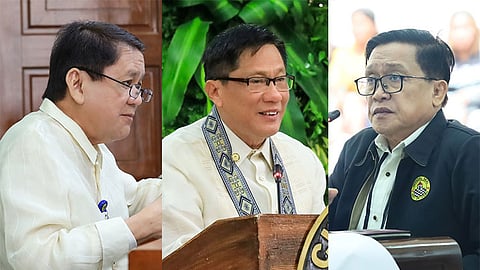 Tomas Osmena, Nestor Archival, and Jun Alcover