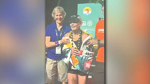 Grabow makes Ironman history at 80