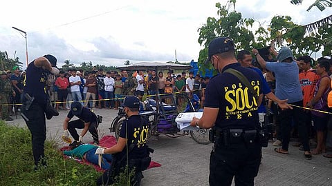 Asawa gipatay atubangan sa bana ug anak