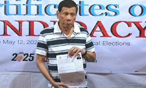 Former president Rodrigo R. Duterte (PNA file photo by Robinson Niñal Jr.)