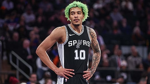 Jeremy Sochan di moduwa sa opening game sa Spurs