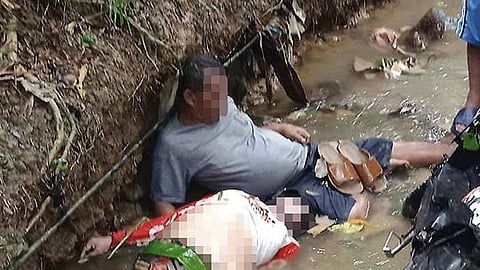 Motorsiklo nalahos sa pangpang, 1 patay