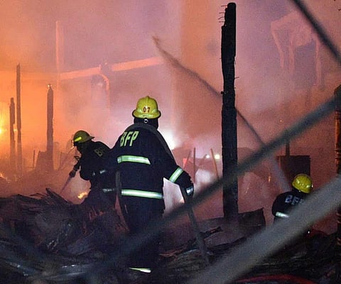 ZAMBOANGA. A three-hour fire destroys some P16.1 million worth of properties in the commercial district of Pagadian City, Zamboanga del Sur on Friday night. The fire reached third alarm.
