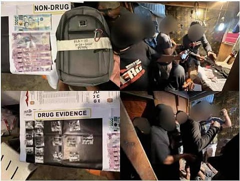 BACOLOD. A total of eight drug personalities were arrested in a drug bust by operatives of City Drug Enforcement Unit (CDEU) Purok Magtiayon, Barangay 10, Bacolod City on Monday morning, October 20.